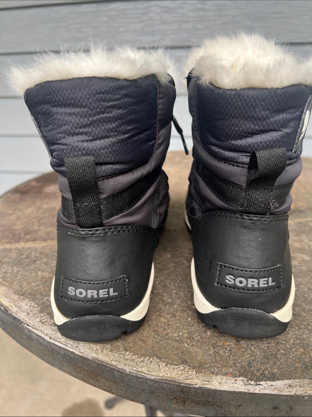 Sorel Whitney Short Lace Waterproof Winter Boots Black Size 9 - Picture 4 of 8